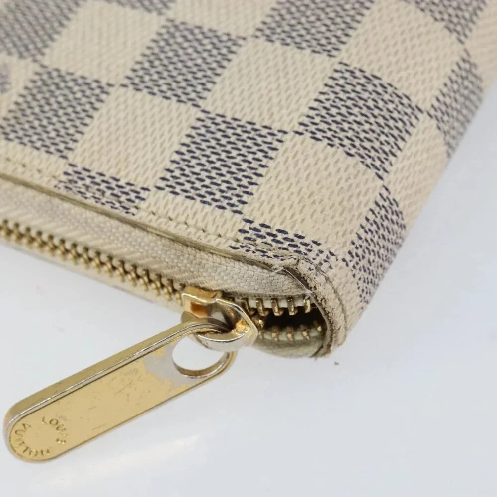 LOUIS VUITTON Damier Azur Zippy Wallet Long Wallet N60019 LV Auth BA8381 - Picture 3 of 16
